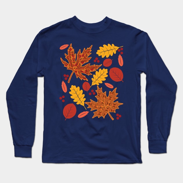 Fall leaves Long Sleeve T-Shirt by Nice Surprise